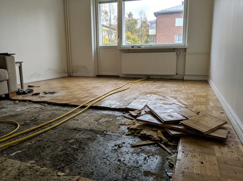 Huoneiston kokonaisvaltainen jälleenrakennus ennen